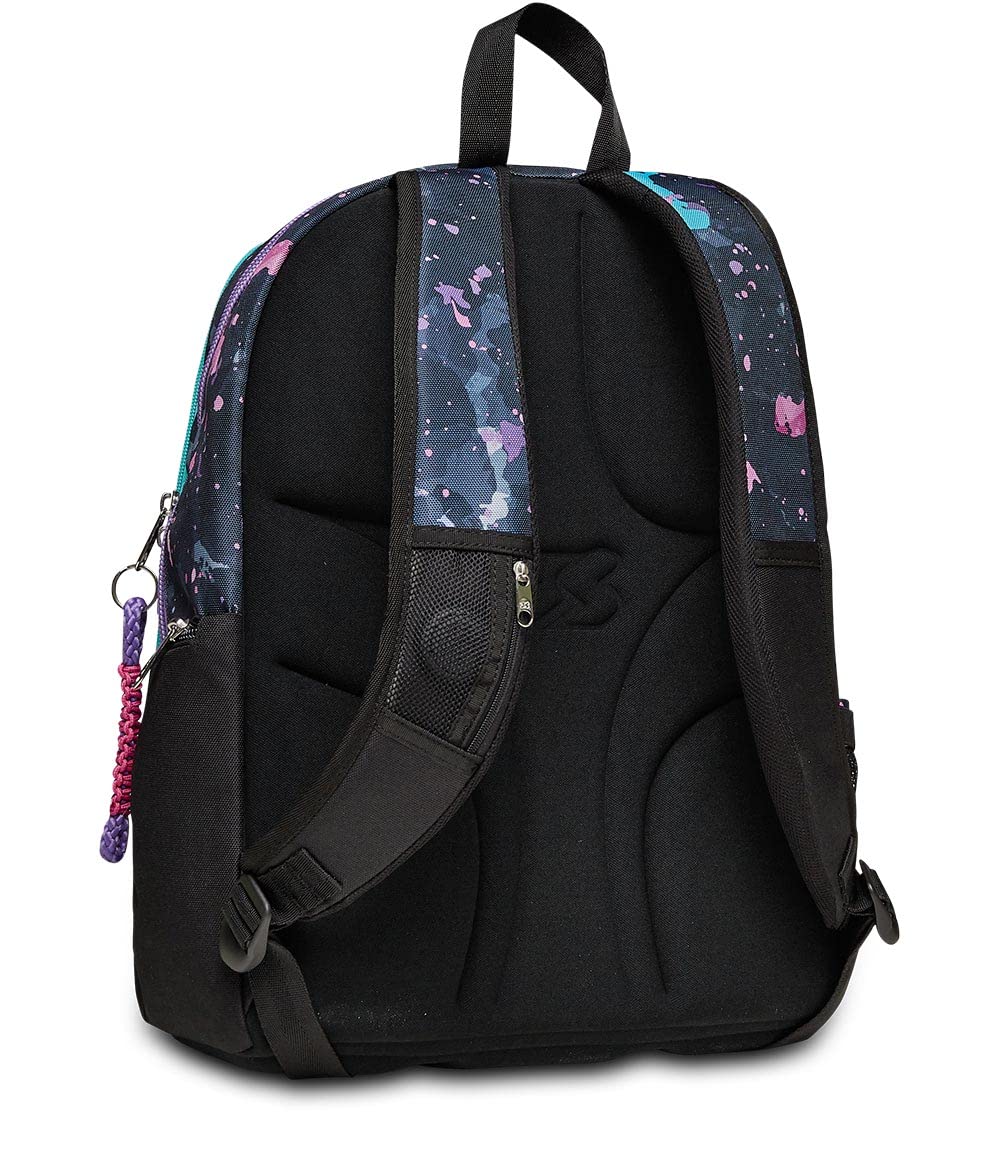 Seven Zaino Scuola Advanced a Doppio Scomparto con Tasca Porta PC Portatile e Tasca Porta Borraccia, Unisex-Bambini e Ragazzi,