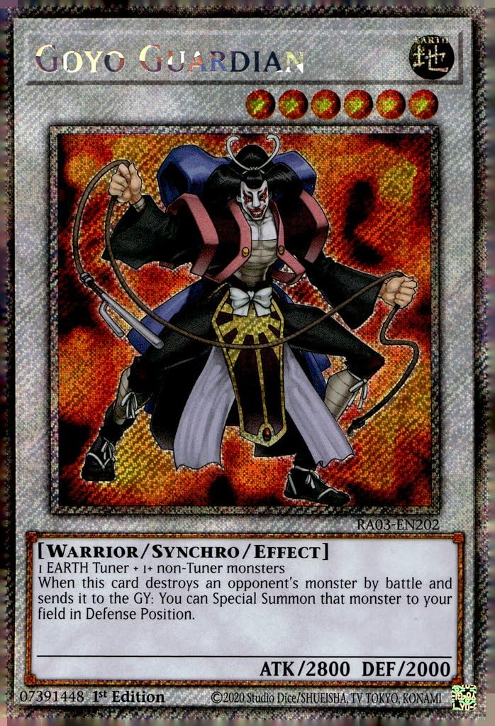 Goyo Guardian [Platinum Secret Rare] RA03-EN202 Precios | YuGiOh Quarter Century Bonanza | Tarjetas De YuGiOh