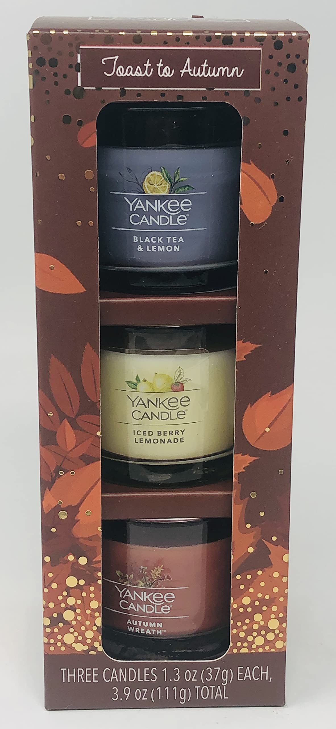 YANKEE CANDLEToast to Autumn 3 Pack Fall Mini Jar