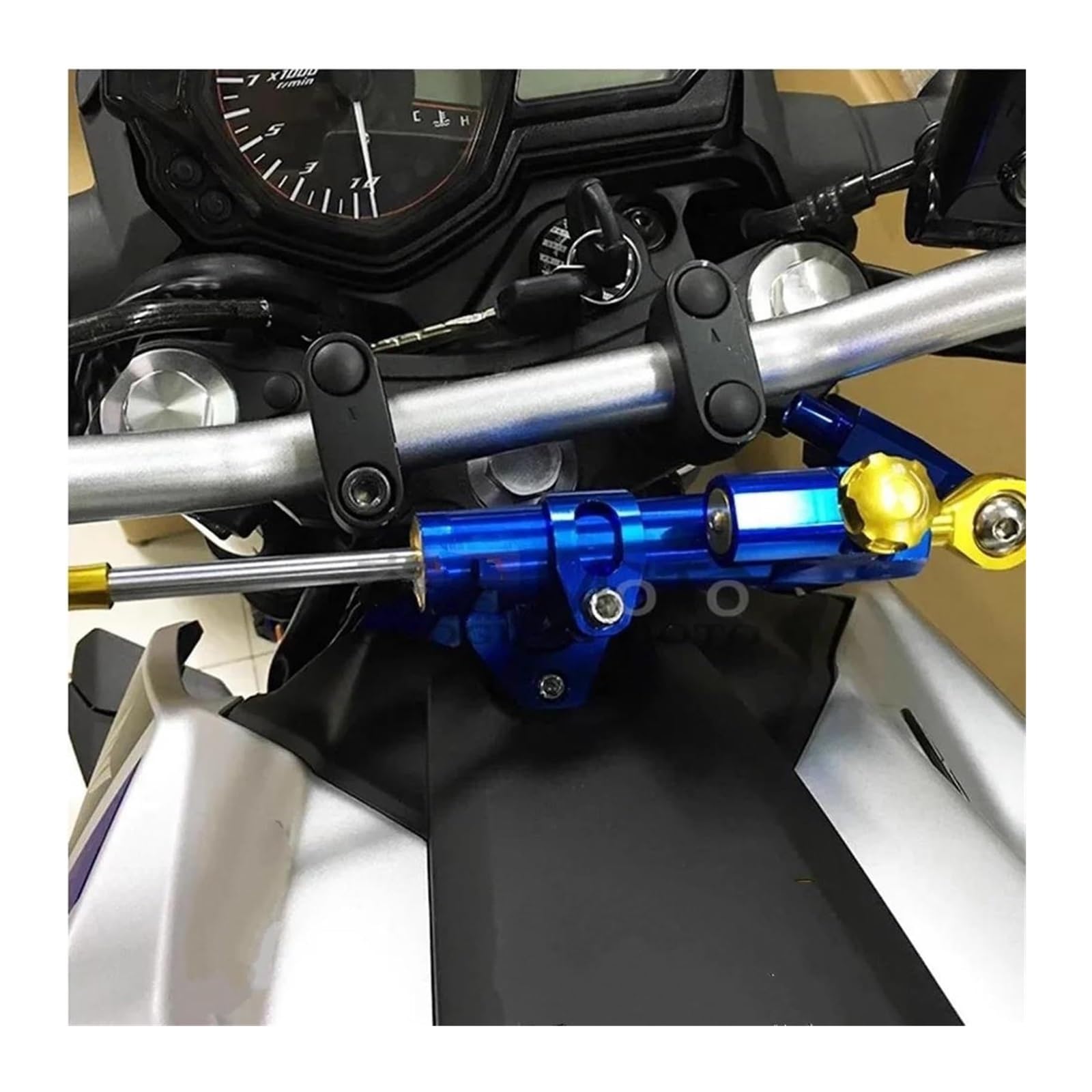 Direction De Moto pour MT03 MT-03 MT 03 2005-2024 Contrôle De Stabilisation Direction Sécurité CNC Stabilisateur D'amortisseur Moto Réglable D'amortisseur De Direction