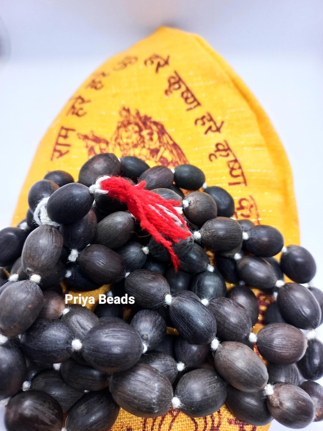 PRIYA BEADS 108 Big Lotus Seeds Kamal Gatta Japa Mala for Laxmi Pooja and Wearing | Kamalgatta Mala Original for Japa with 108 Beads-image-44