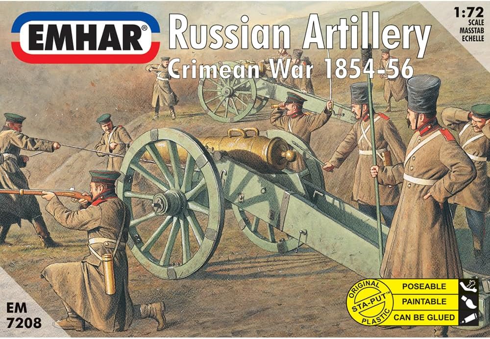 Emhar Models Russian Artillery Crimean War 1854-56 Model Building Kit