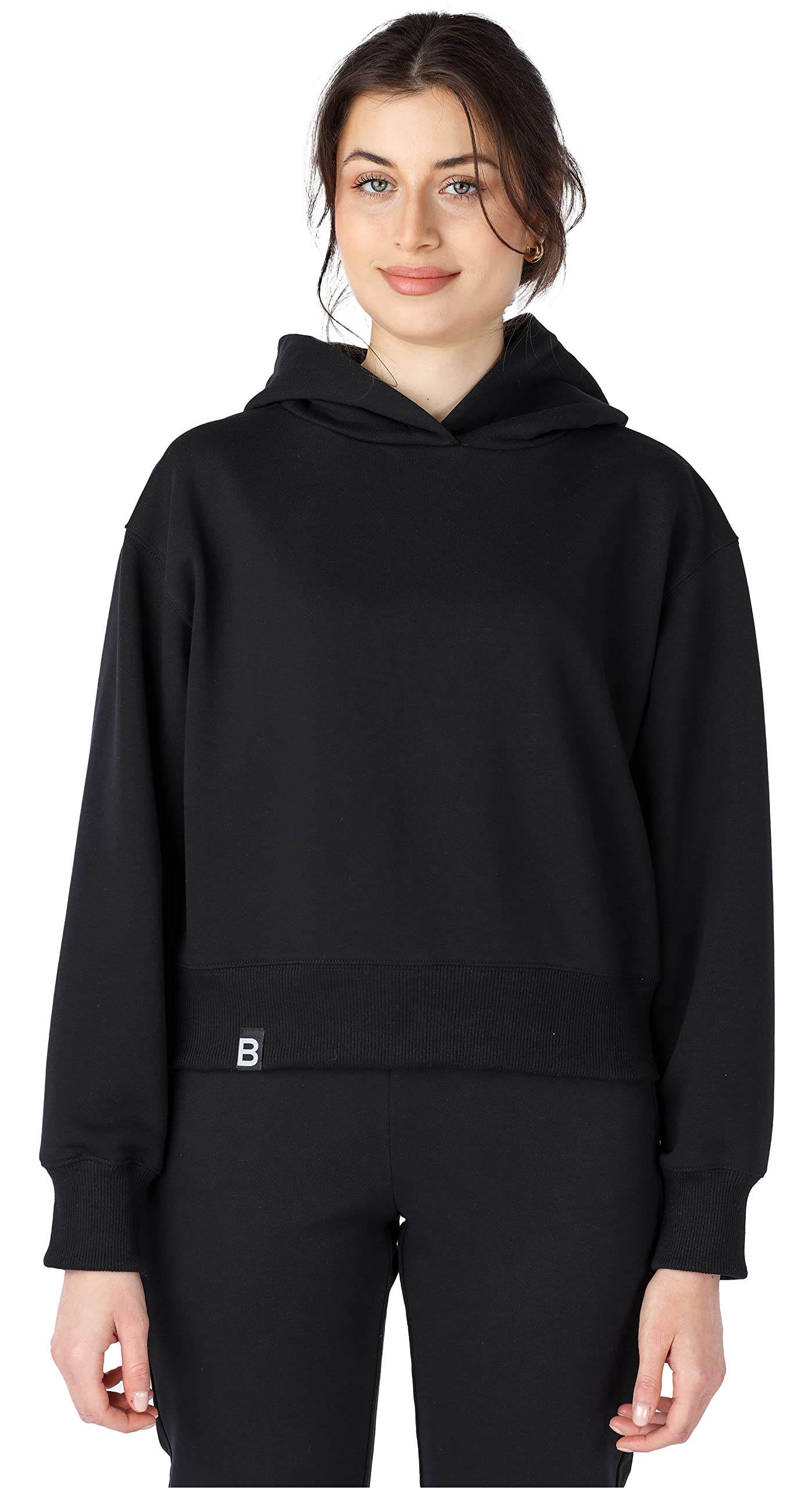 Bellivalini Kapuzenpullover Damen Sportanzug Oberteil Jogging Pullover BLV208