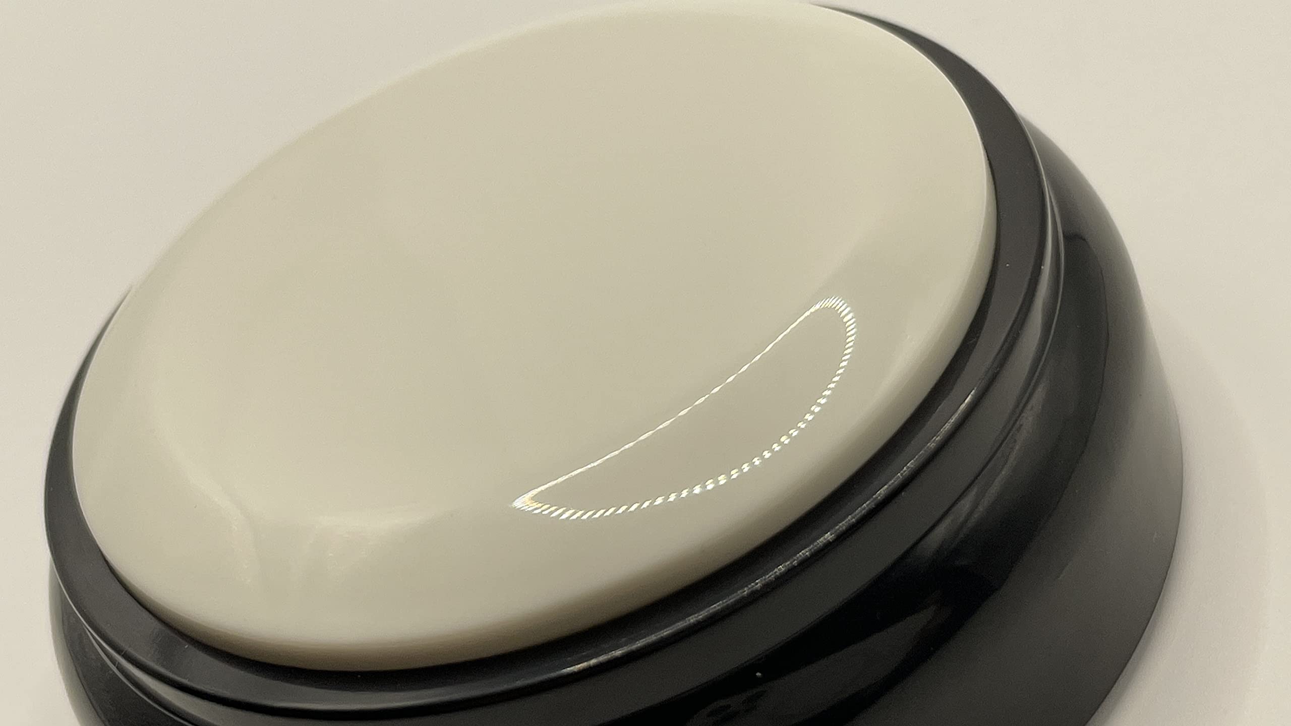 Buy (White Color) Bejamy Button Shaped Talking Alarm Clock for The