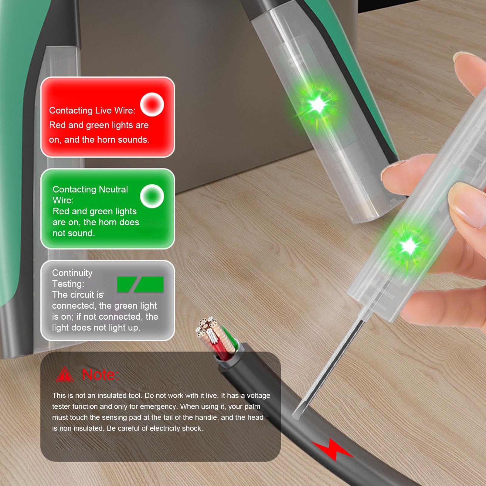 Odłączany Tester Elektryczny 23 w 1 do ściągania Izolacji | Regulowane narzędzie do zaciskania i ściągania izolacji z funkcją zwijania Szczypce ze spiczastymi końcówkami