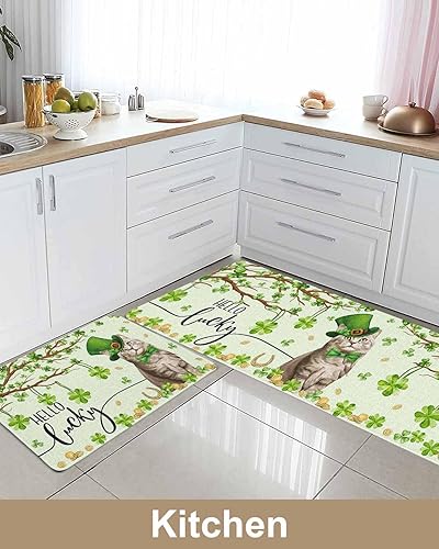 Vista 316 de Tapete de Feliz Navidad, tapete antideslizante para puerta delantera, baño, cocina, dormitorio, patio, entrada, 16 x 24 pulgadas, rojo, negro y verde