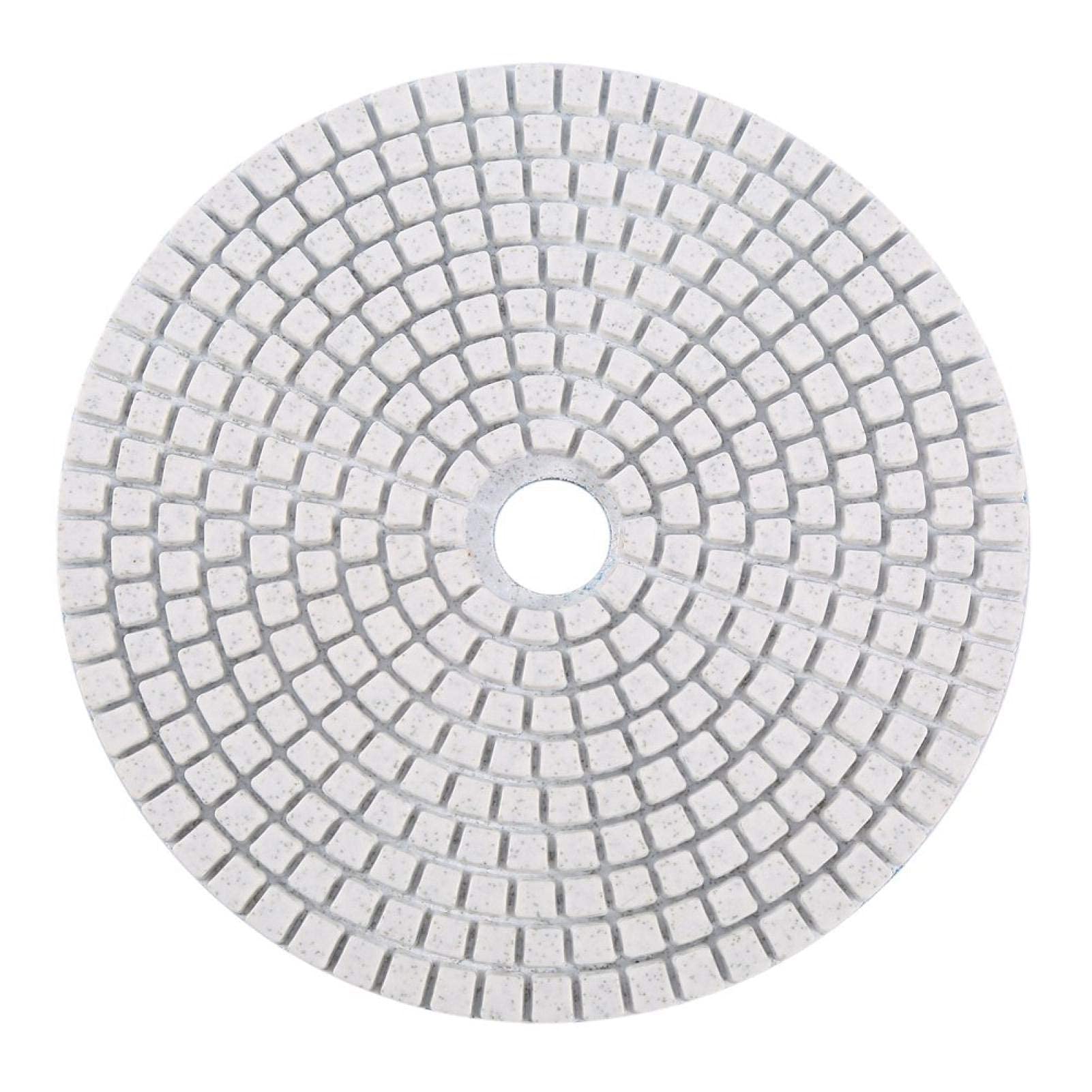 125 mm diamentowe podkładki polerskie 125 mm, tarcza szlifierska na mokro diamentowa tarcza polerska zestaw 7 sztuk (opcjonalnie) do polerowania marmuru z granitu (50)