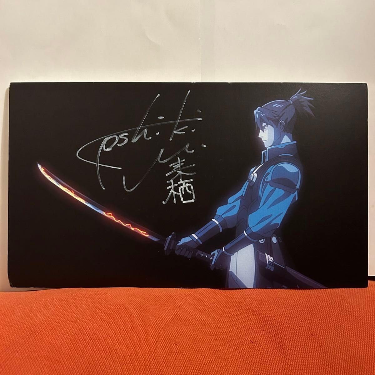 直筆サイン　千本木彩花　甲鉄城のカバネリ　ノイタミナカフェ 甲鉄城のカバネリ 来栖 ノイタミナショップ&カフェシアター先行