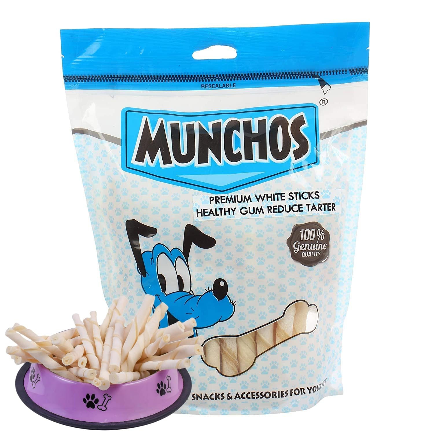 MUNCHOS Premium Dog Chew Twisted Sticks (500gm Pack) (B08JYD6BN7) Amazon Price History, Amazon Price Tracker