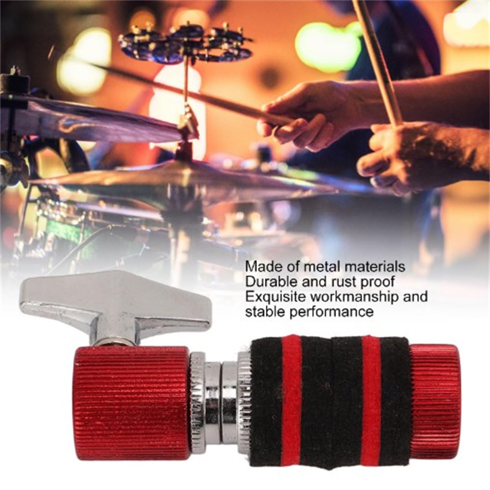 Frizione Per Hi-Hat - Accessorio Universale Per Batteria, In Metallo, Per Piatti - Foto 10