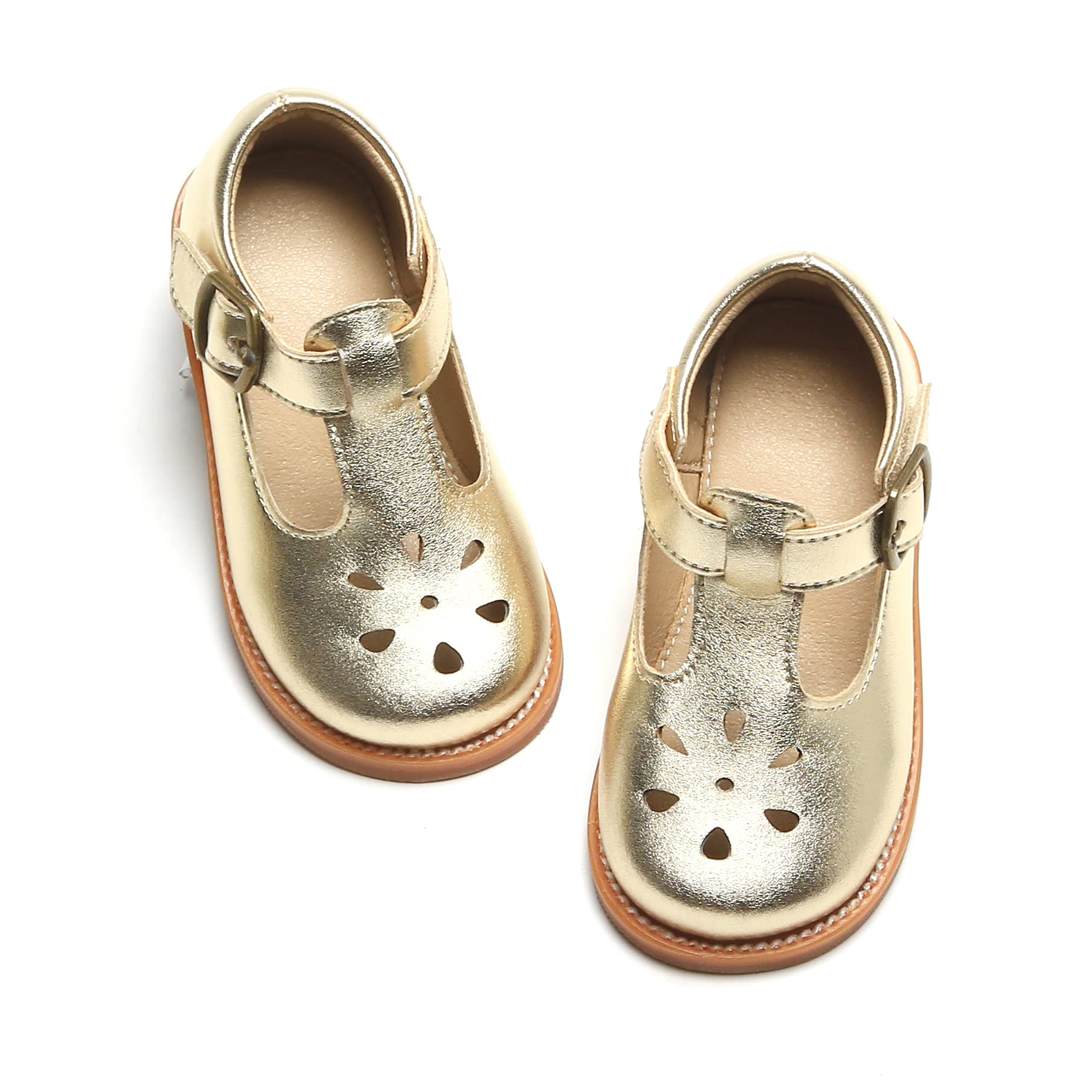 Felix & Flora Toddler Little Girl Mary Jane Dress Shoes - Ballet Flats for Girl Party School Shoes — view 37