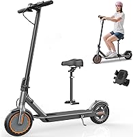 SIGRAVY Folding Electric Scooter for Adults with Removable Seat, 350W Motor, 8.5" Tires, 22 MPH Speed, 22 Mile Range, App Control