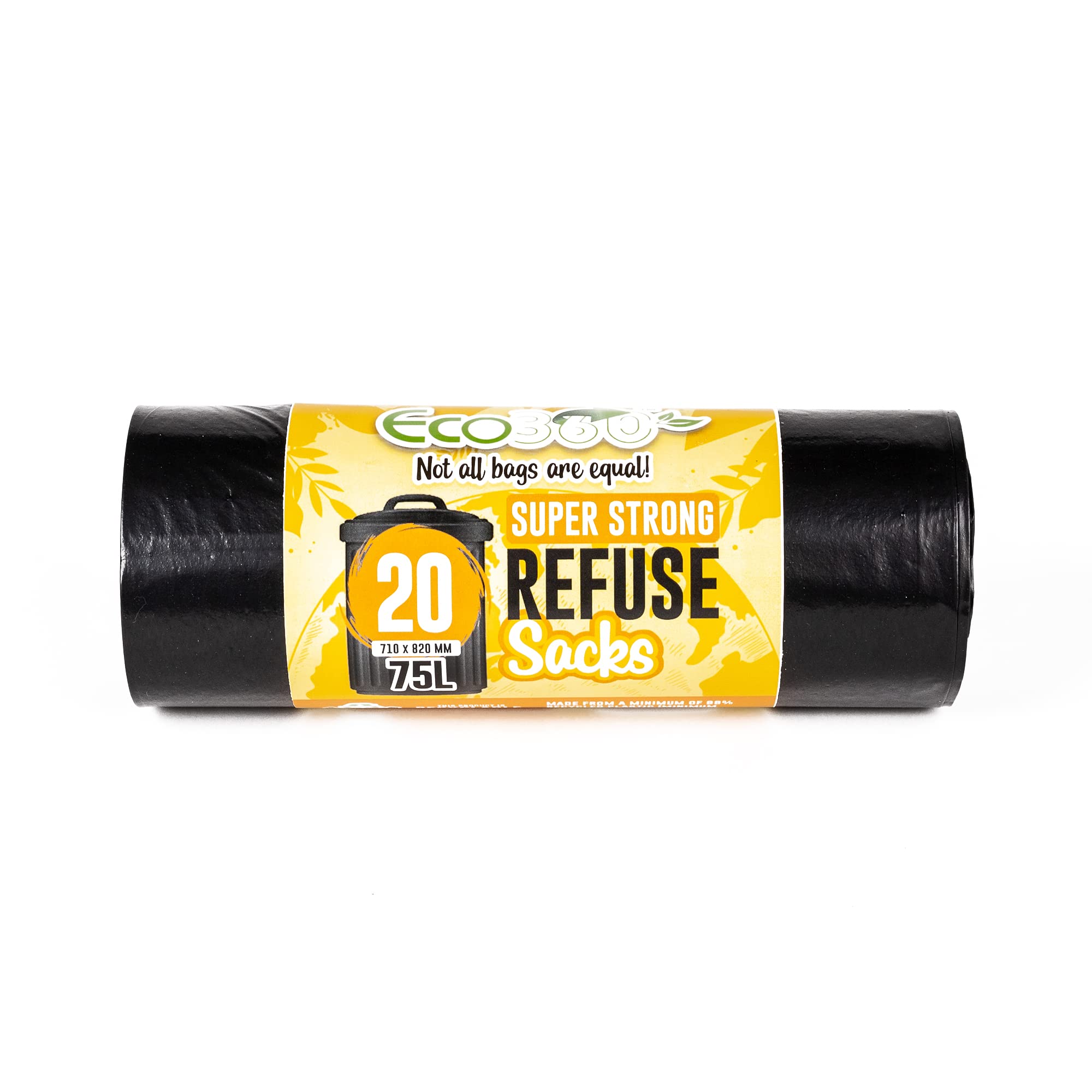 Eco Bag 20 Super Strong Refuse Sacks 75L710mm X 820mm from B&Q