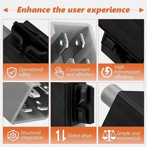 Miniatura 5 de MaxLLTo Reemplazo 532197802 Interruptor de enclavamiento de émbolo para John Deere GY20094 para Murray 094136 094136MA 94136 para Toro 99-7408
