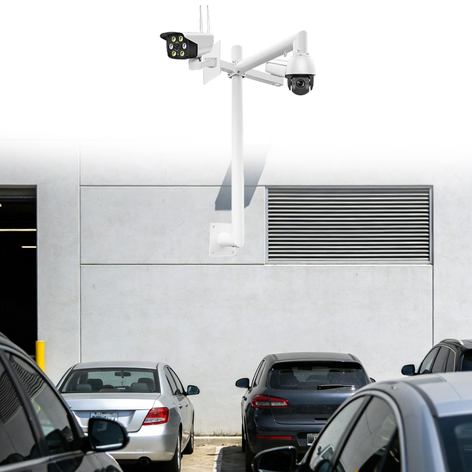 Uchwyt montażowy do kamer CCTV, uchwyt ścienny do monitoringu zewnętrznego, łatwa instalacja