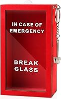 WenmthG Funny Emergency Break Glass Box with Hammer - Personalized Gag Gift Idea Jar, Desk Decor for Friends Coworkers Birthdays