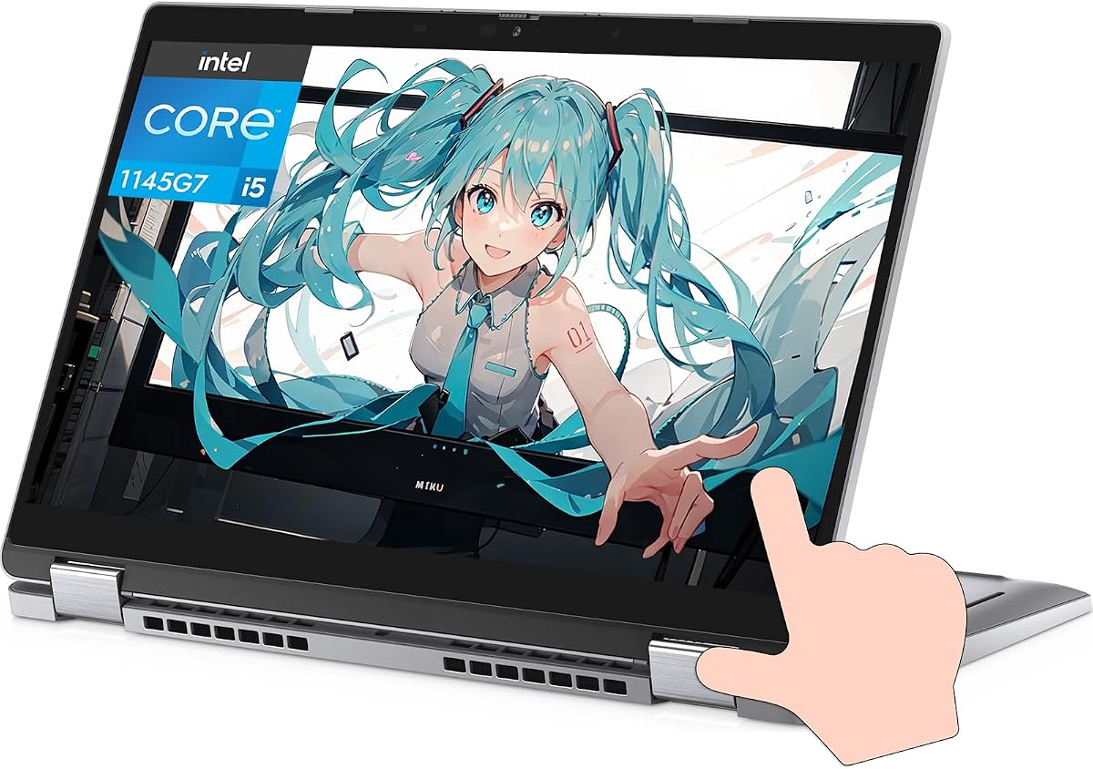 Dell Latitude 5320 2-in-1 i5-1145G7 8GB 256GB Win11 Pro (Renewed) | Laptop, Tablet, Tent & Stand Modes, 360° Convertible Touchscreen Flexibility, Professionally Renewed & Tested