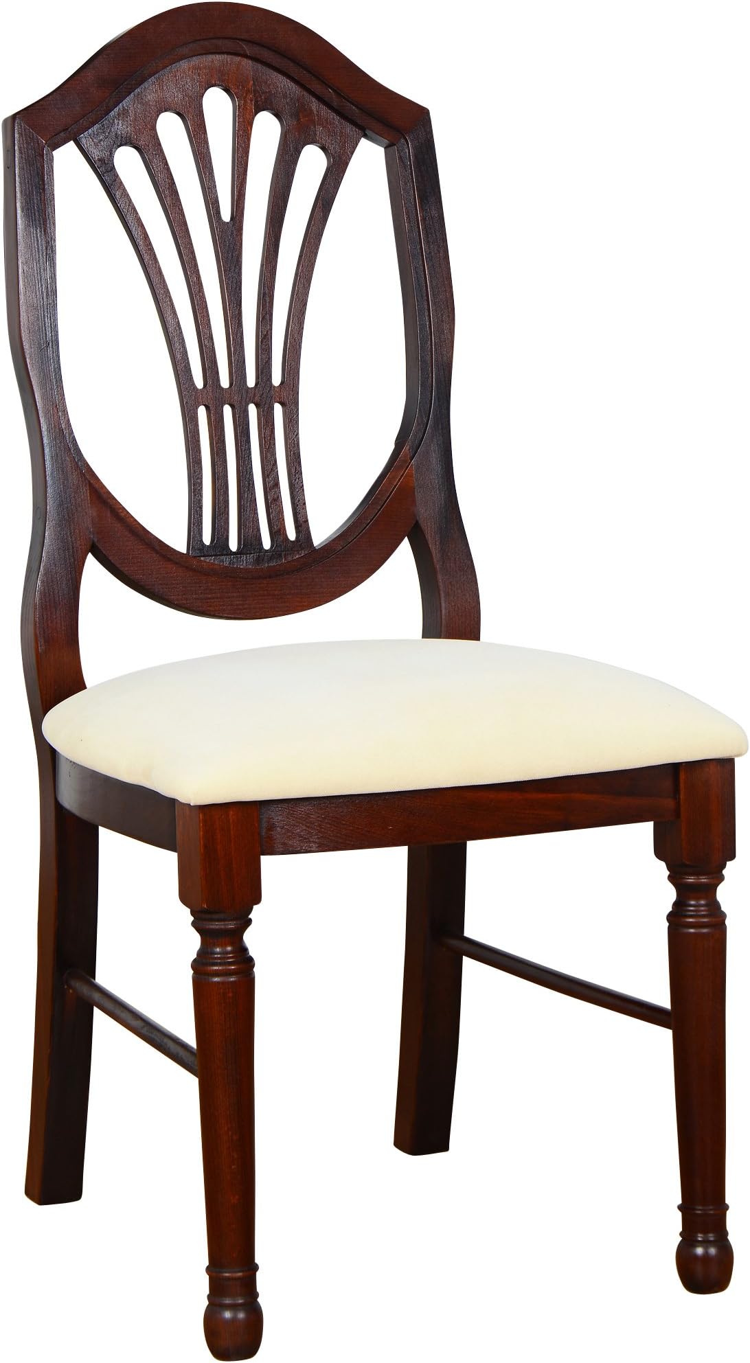 Beechwood Mountain BSD-59S-MO Solid Beech Wood Side Chairs in Medium oak for Kitchen and dining