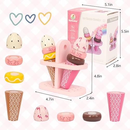 Miniatura 2 de Juego de helados  Sweet Treats Ice Cream Parlour  Juego de juguetes de comida para niños pequeños  El mejor regalo para niñas y niños