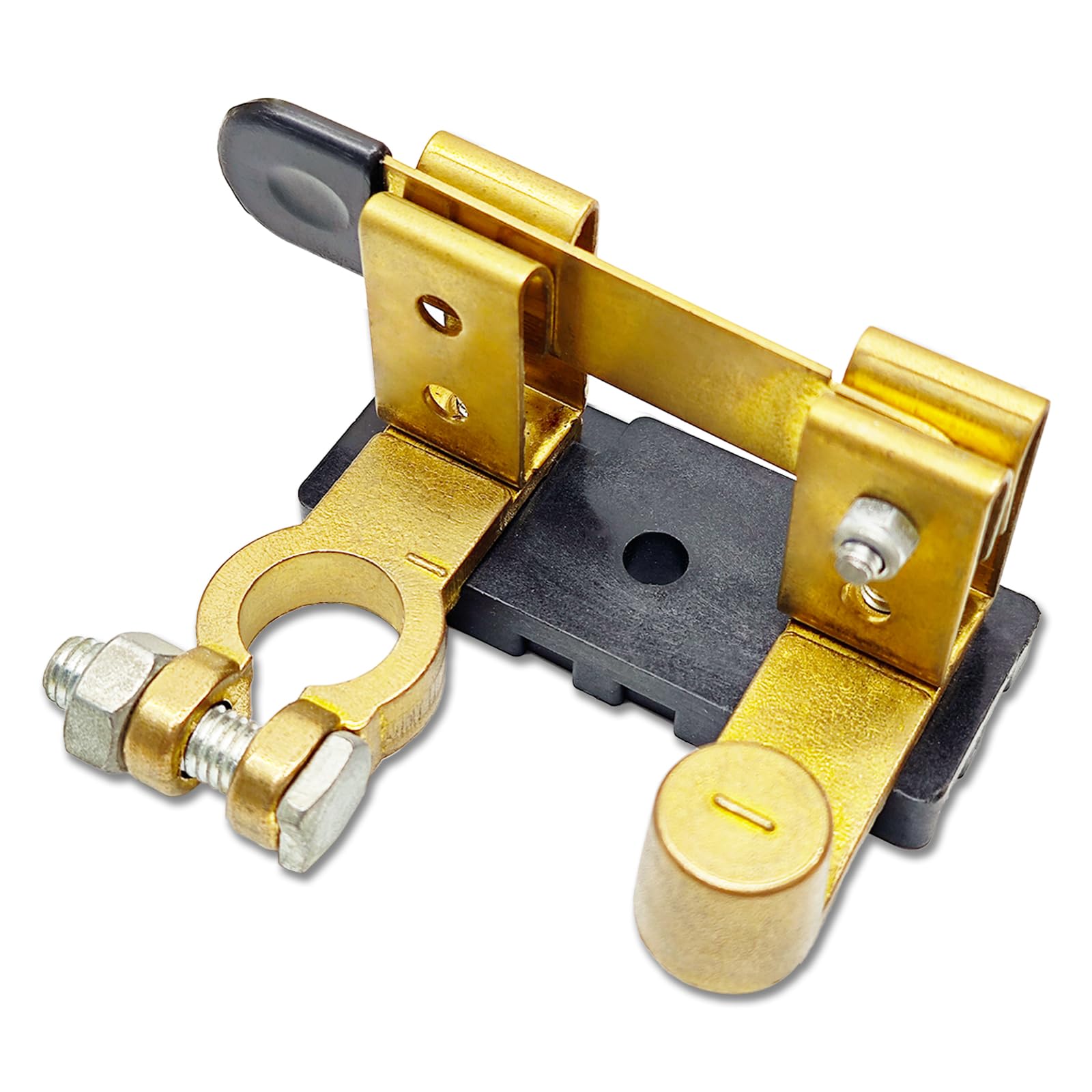 12V 24V Quick Battery Disconnect Switch - 250A Knife Blade Battery Kill Switch for Car Marine RV Pickups Boat ATV, Top Post Batteries Cut Off Switch,