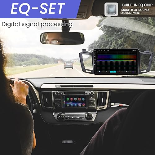 Miniatura 15 de para Toyota RAV4 2013-2018 – 10.2 pulgadas (sistema OTA de actualización en línea) Radio de coche IPS Android, 8core+64G, CarPlay/Android Auto, 5G