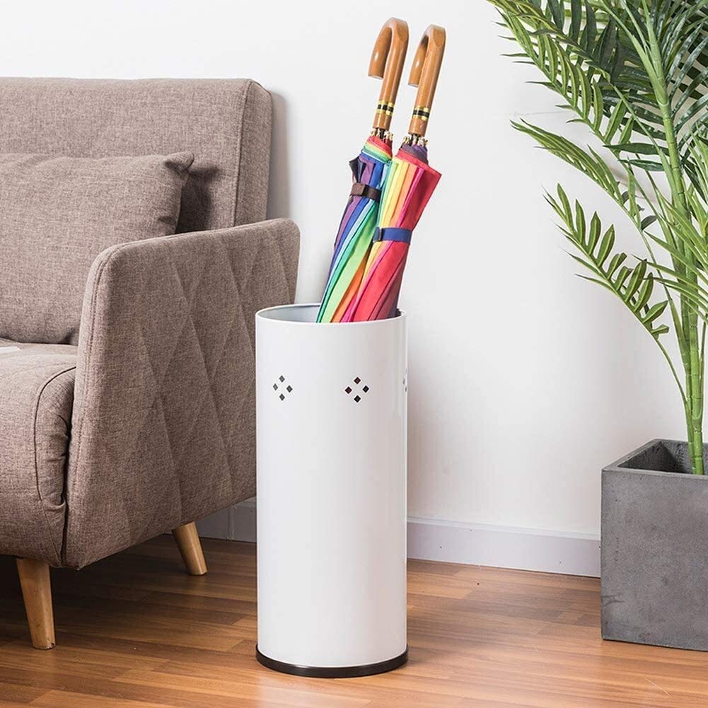 Porte-parapluies blanc pour maison et hall d'hôtel moderne