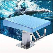 Swimming Pool Diving Platform, Stainless Steel Non-Slip Diving Boards, 15  Inclined Non-Slip Jumping Platform for Pools with Stainless Steel Base, for Current Pool and CompetitionStandard