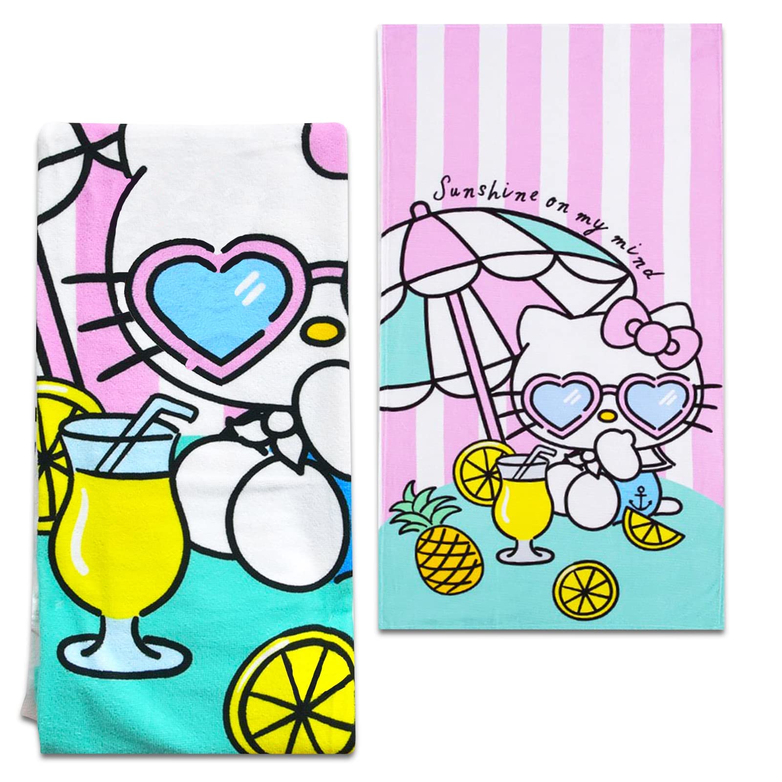 Amazon.co.jp: ハローキティ 女の子用ビーチタオル - ハローキティ 