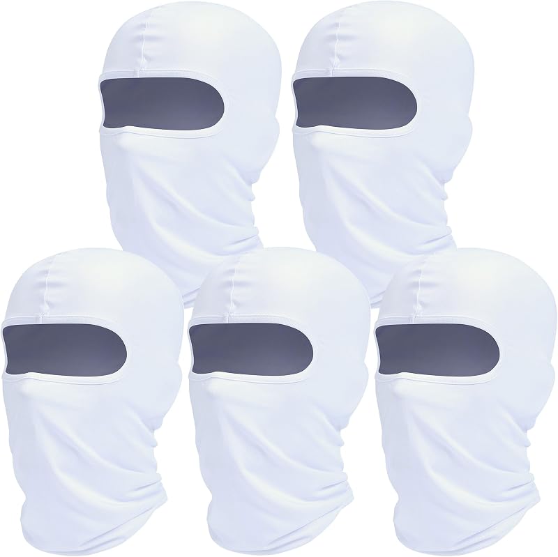 ROXUN Balaclava Ski Mask, 5 Pack Neck Gaiter Motorcycle Summer Cooling | UV Protection Shiesty, Windproof Scarf for Men/Women, Face Mask, Versatile Use