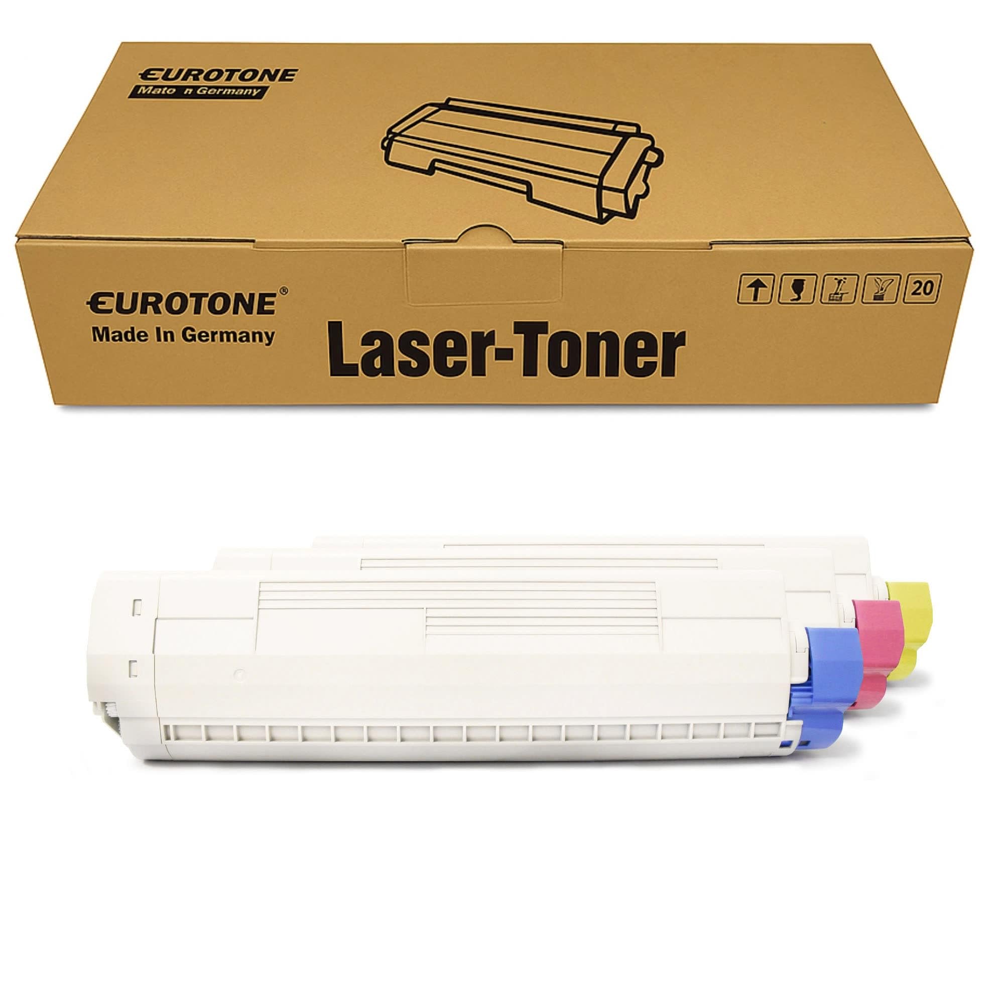 Eurotone Toner 3X kompatybilny z Oki ES8430DN zastępuje kartridże Color Cyan Magenta Yellow Cartridges o 25% większej wydajności