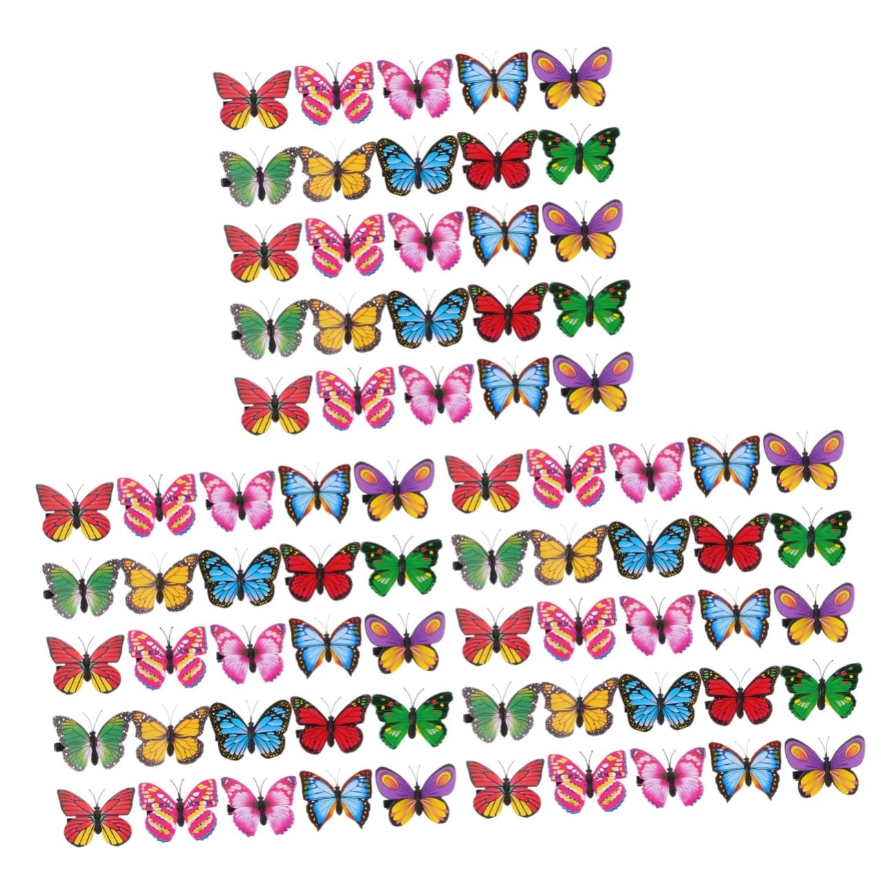 Décoration clip autocollant Cabilock 150 pièces pour art mural maison intérieur extérieur