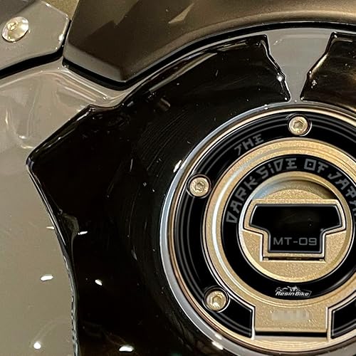 Miniatura 9 de Resin Bike Motorcycle 3D Stickers Compatible with Yamaha MT-09 2022. Variator Cover Scooter Protections from Bumps and Scratches. Pair of Resin