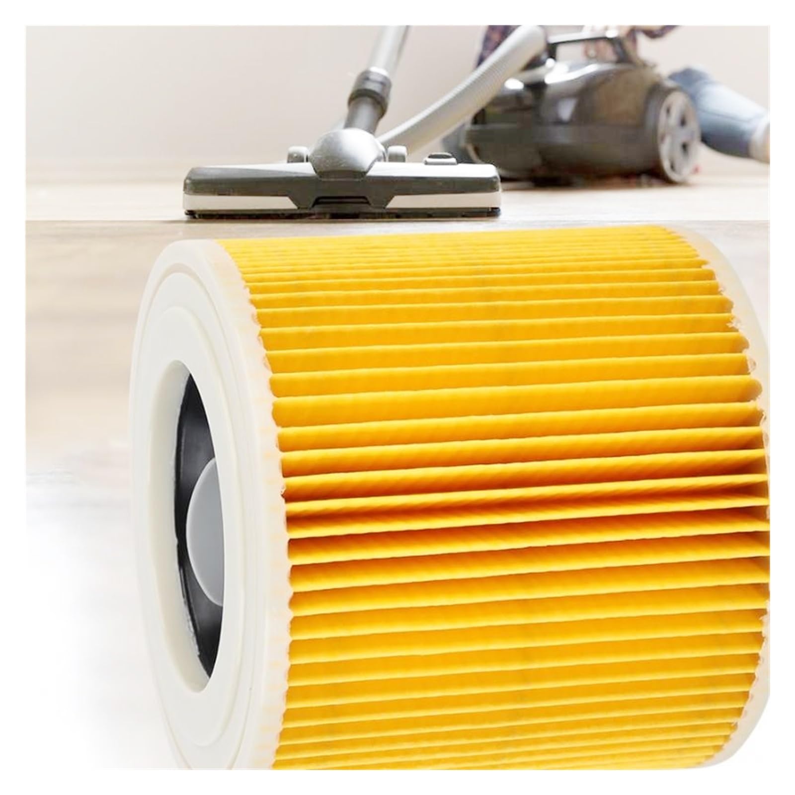 Wymiana worka filtra przeciwpyłowego, kompatybilny z pojemnikiem na części do odkurzaczy Karcher filtr HEPA WD2250 WD3.200 MV2 MV3 WD3 (Color : HXL6112)