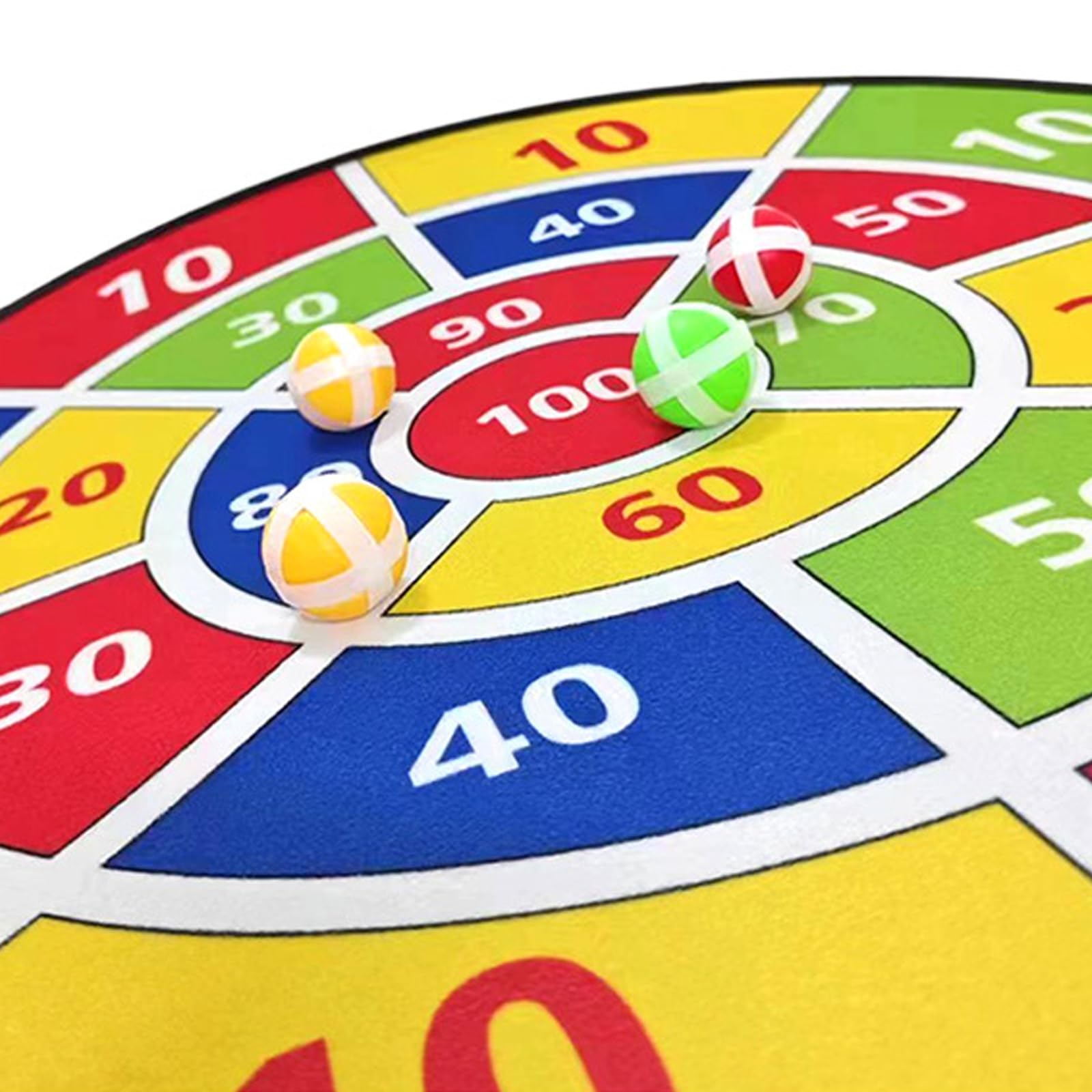 Gioco Freccette Per Bambini - Bersaglio Pieghevole 29 Pollici, Con 20 Palline Adesive E 10 Freccette