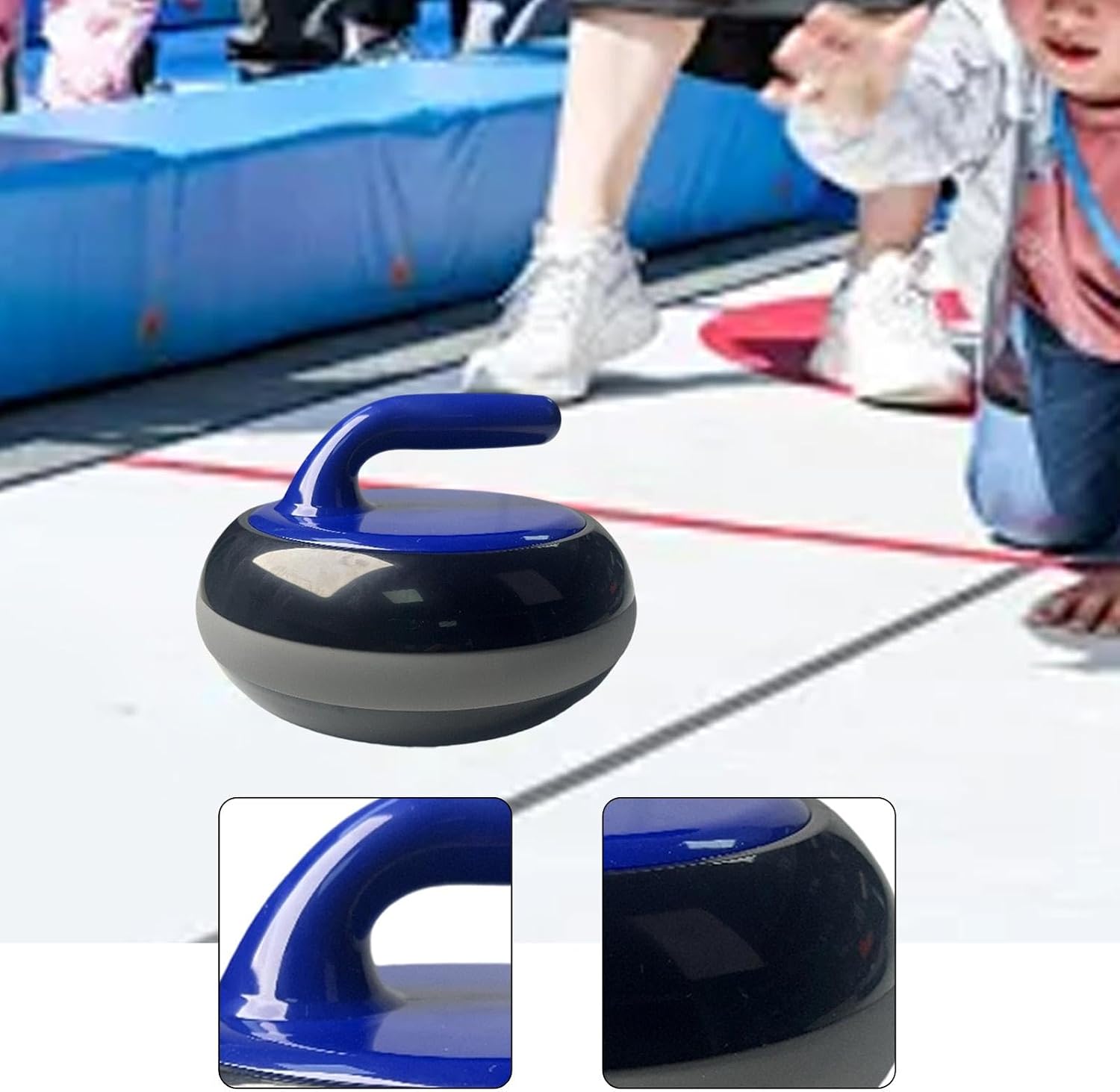 Stone Sports Game PP Material Interactive Game Suitable for Educational Fun Indoor Outdoor, Blue