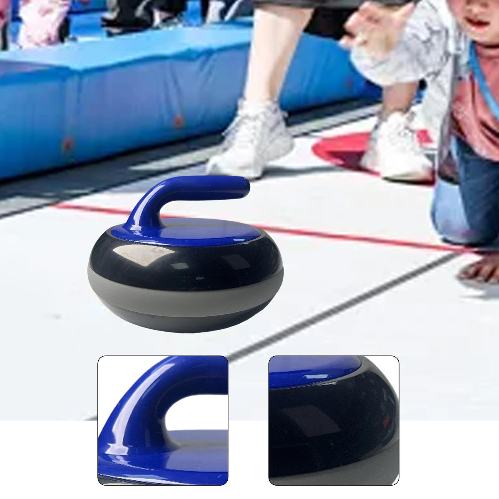 F Fityle Juego Deportivo de con Piedra compacta y portátil para Practicar en Interiores y Exteriores. Ideal para niños y Adultos, Azul