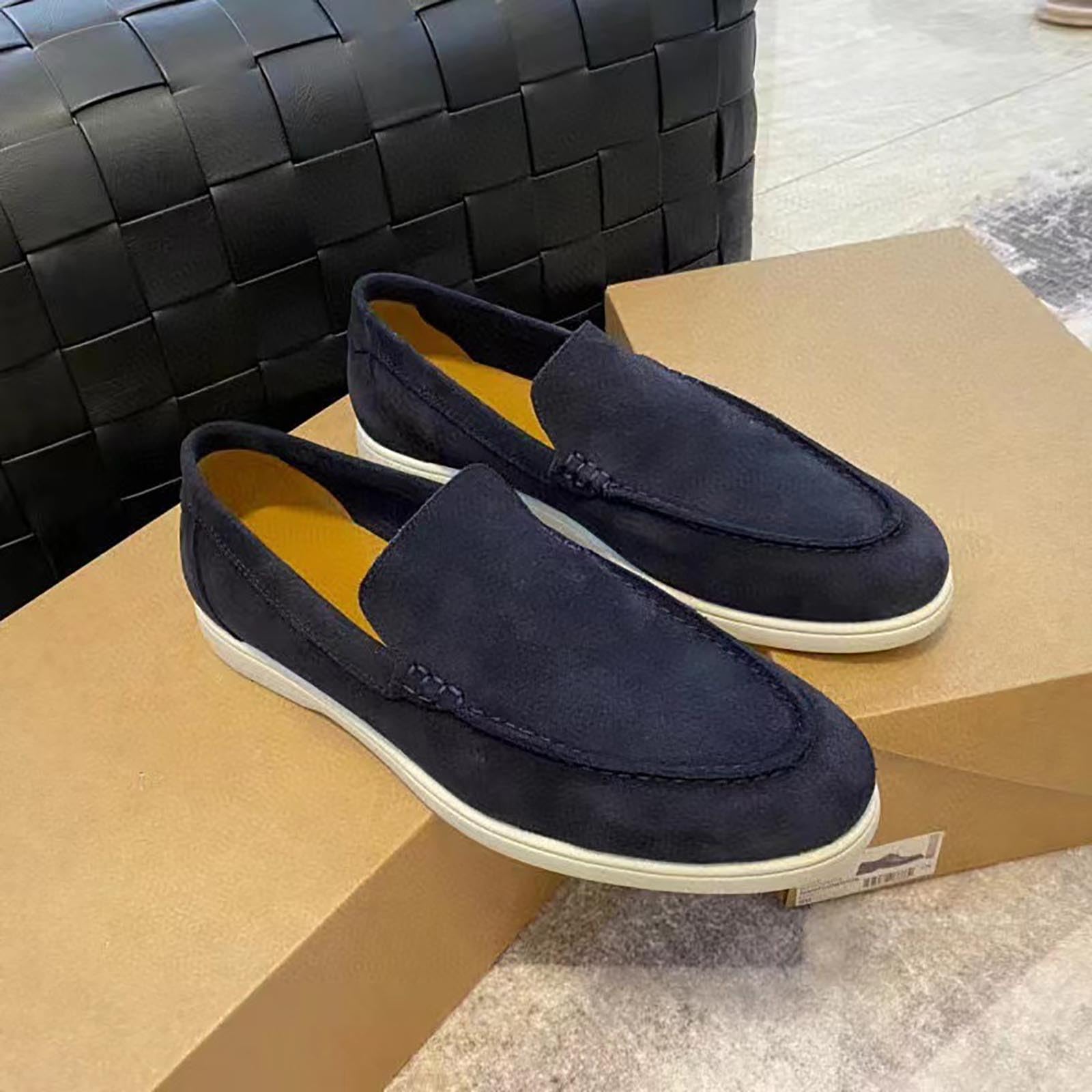 Loafer Scarpe estive da uomo, morbide mocassino, stile casual, leggere, comode, scarpe da passeggio, classiche per il pendolarismo quotidiano, l'ufficio e il fine settimana, indossate morbide