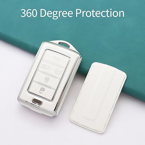 Miniatura 3 de Funda para llavero de Jeep con llavero de TPU de alta calidad, protección completa, compatible con Jeep Grand Cherokee L Grand Wagoneer 2021 2022