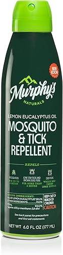 Miniatura 11 de Murphy's Naturals Spray repelente de insectos de mosquitos y garrapatas, aceite de eucalipto de limón para piel + equipo de exteriores, bomba de 2
