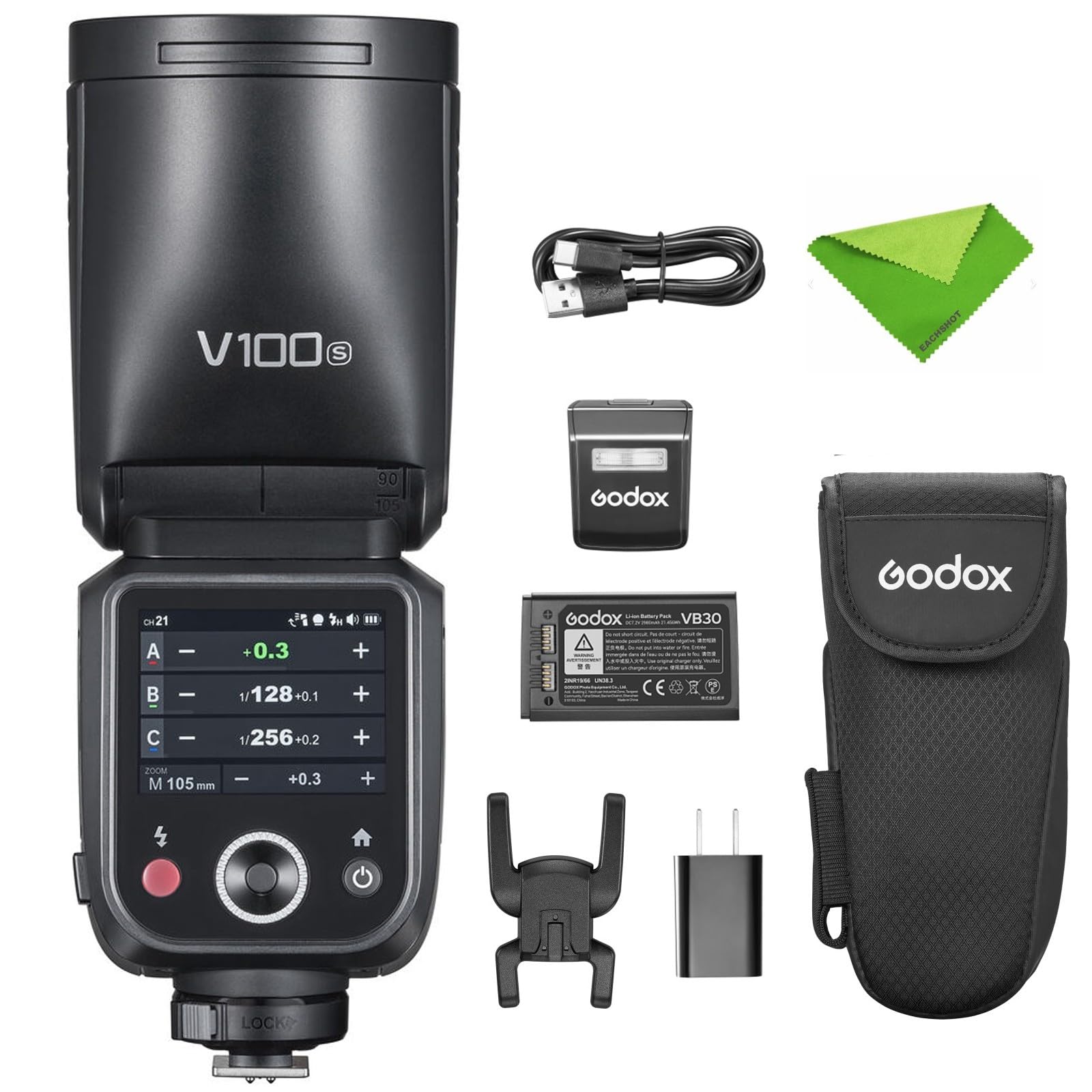 Amazon | 【Godox正規代理店】Godox V100-S V100S 100Ws TTL 