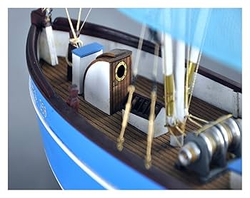 Amazon.co.jp: For: 家の装飾 漁船模型キット 木製模型 北欧