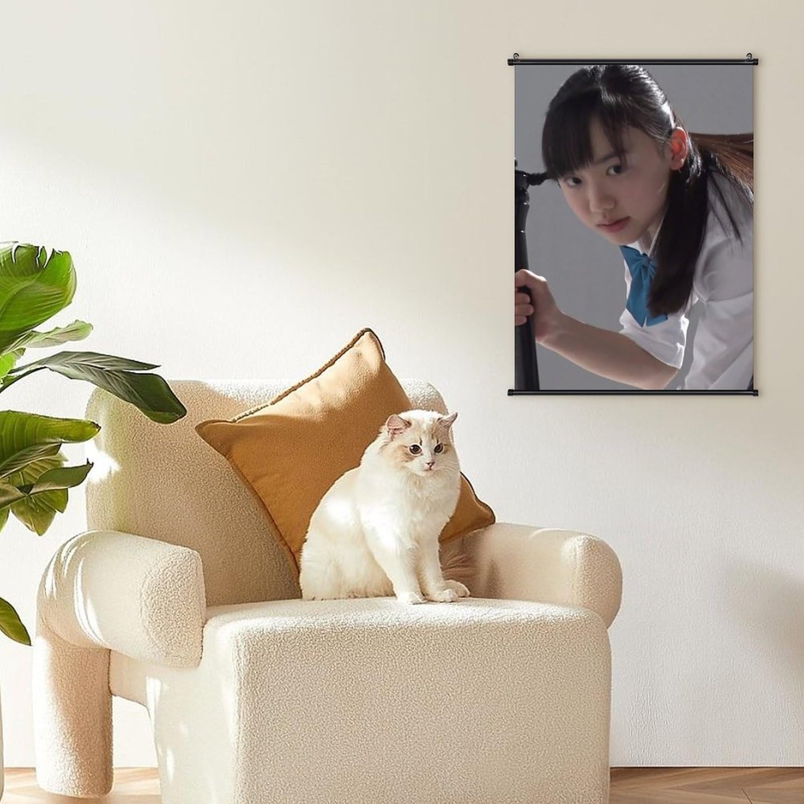 Amazon.co.jp: 芦田愛菜 掛ける絵 タペストリー スクロール 壁掛け