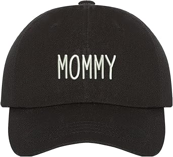 DSY Lifestyle Mommy Baseball Cap Hats for Gender Reveal - Gift for New Moms - Expenting Mom HatsCool Mom Hats