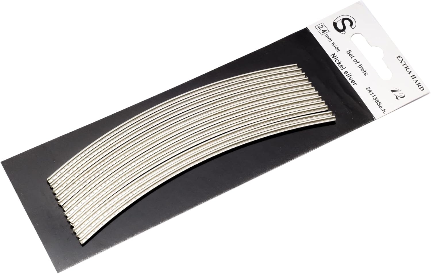 Fret Wire Set for Modern Fender Strat Tele PRS Guitar, 2.41mm Medium Size Nickel Silver Extra Hard