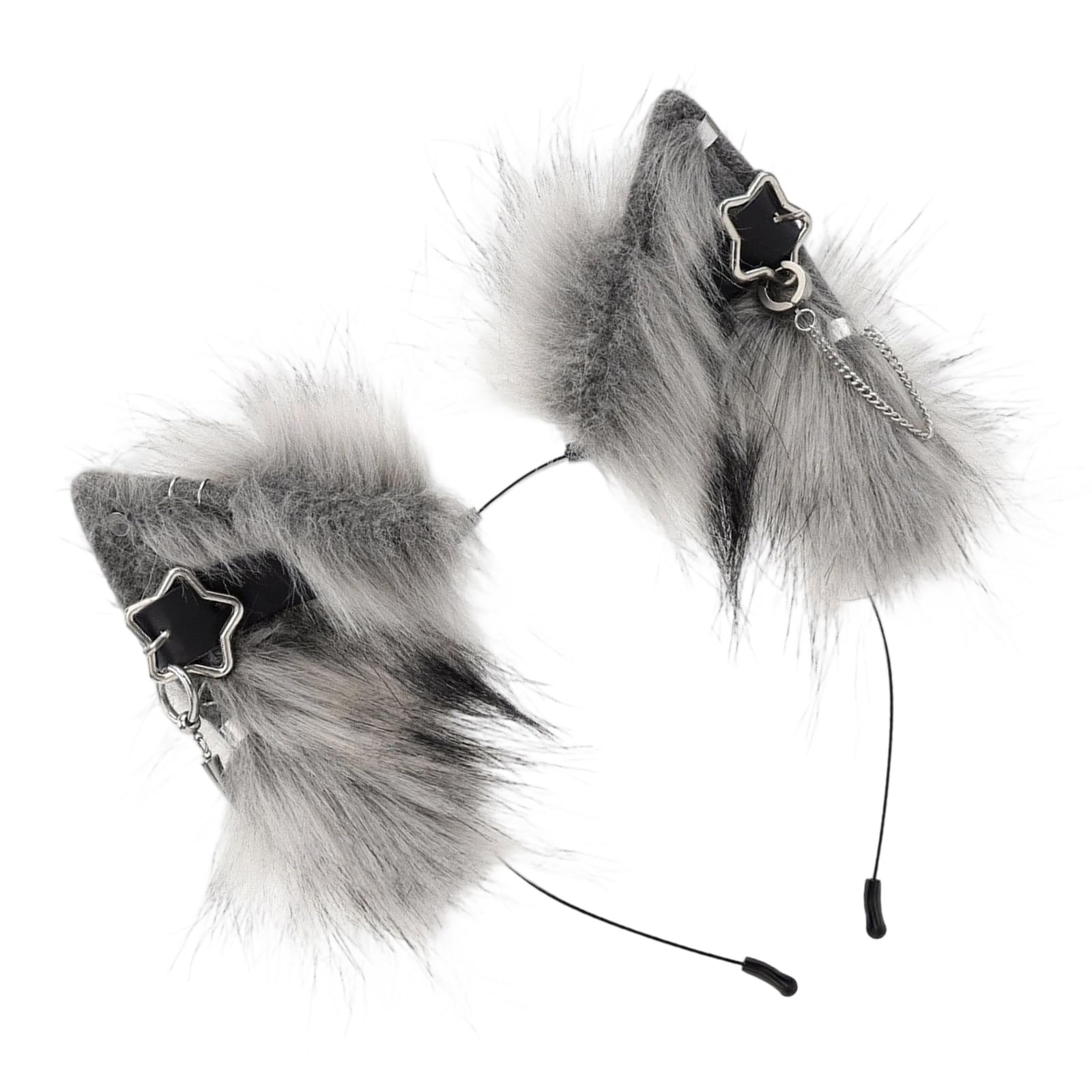 Fentency Handmade Furry Cat Ear Headbands Costume Accessory for Halloween Thanksgiving Party Cosplay