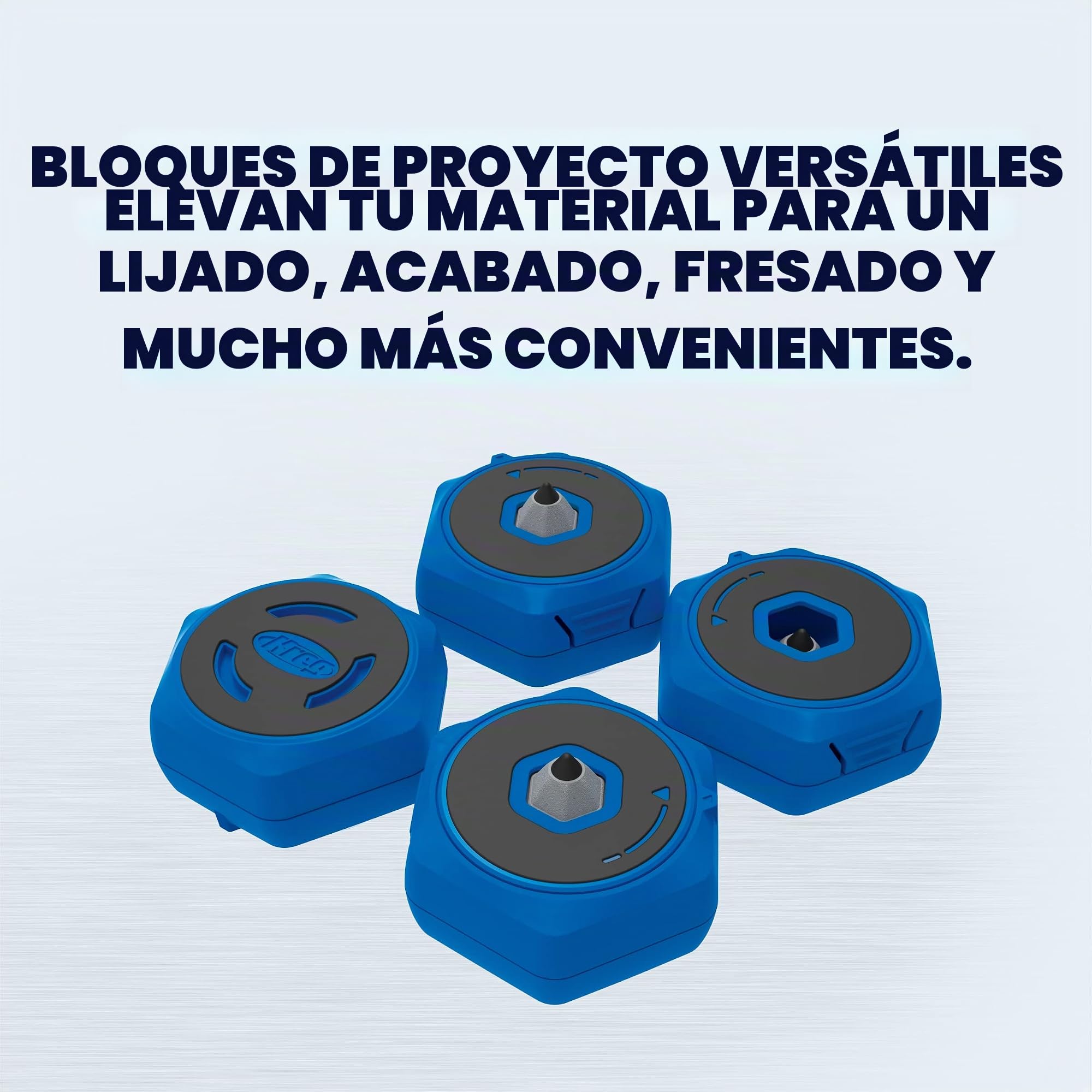 Kreg KFS-Puck – Tope antideslizante para madera, accesorio de sujeción para carpintería, soporte seguro para corte y fresado, ideal para banco de trabajo