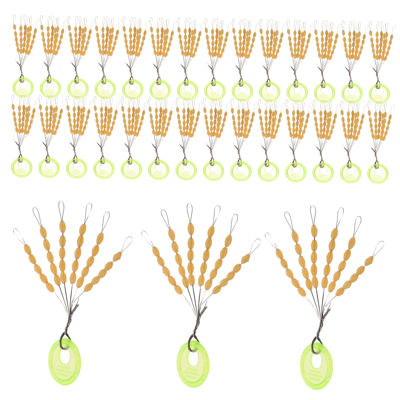 YARNOW Bâtons Lumineux pour Canne À Pêche Poisson Appareils De Pêche Titulaires Flotteurs Accessoires De Pêche en Mer Flotteur De Truite Trousse Bateau Plombs Plastique
