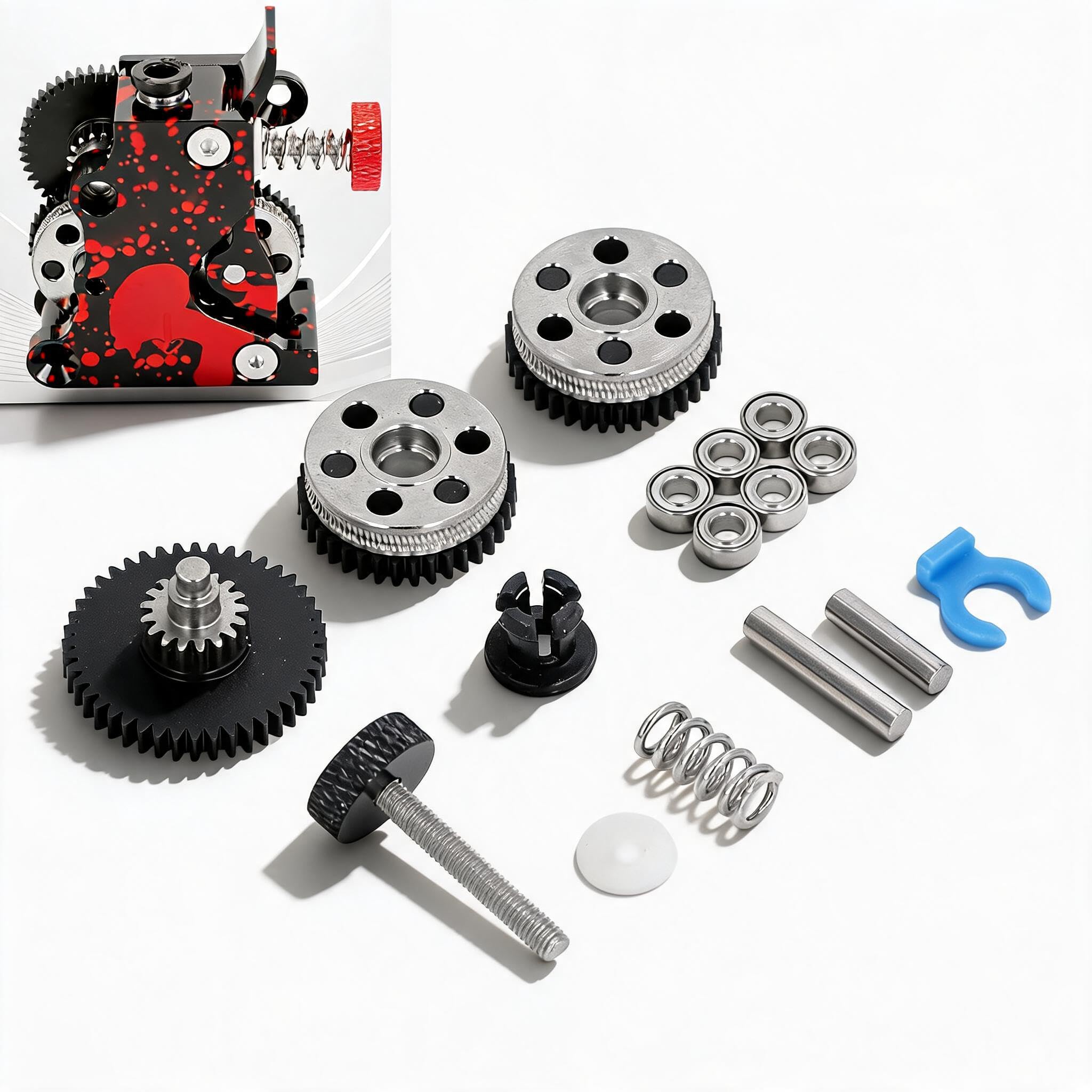 3D Printer Extruder Gear Kit for HGX LITE 2.0, Hardened Steel Gear Set, Gear Extruder Kit for HGX LITE 2.0 Gear Extruder : Industrial & Scientific