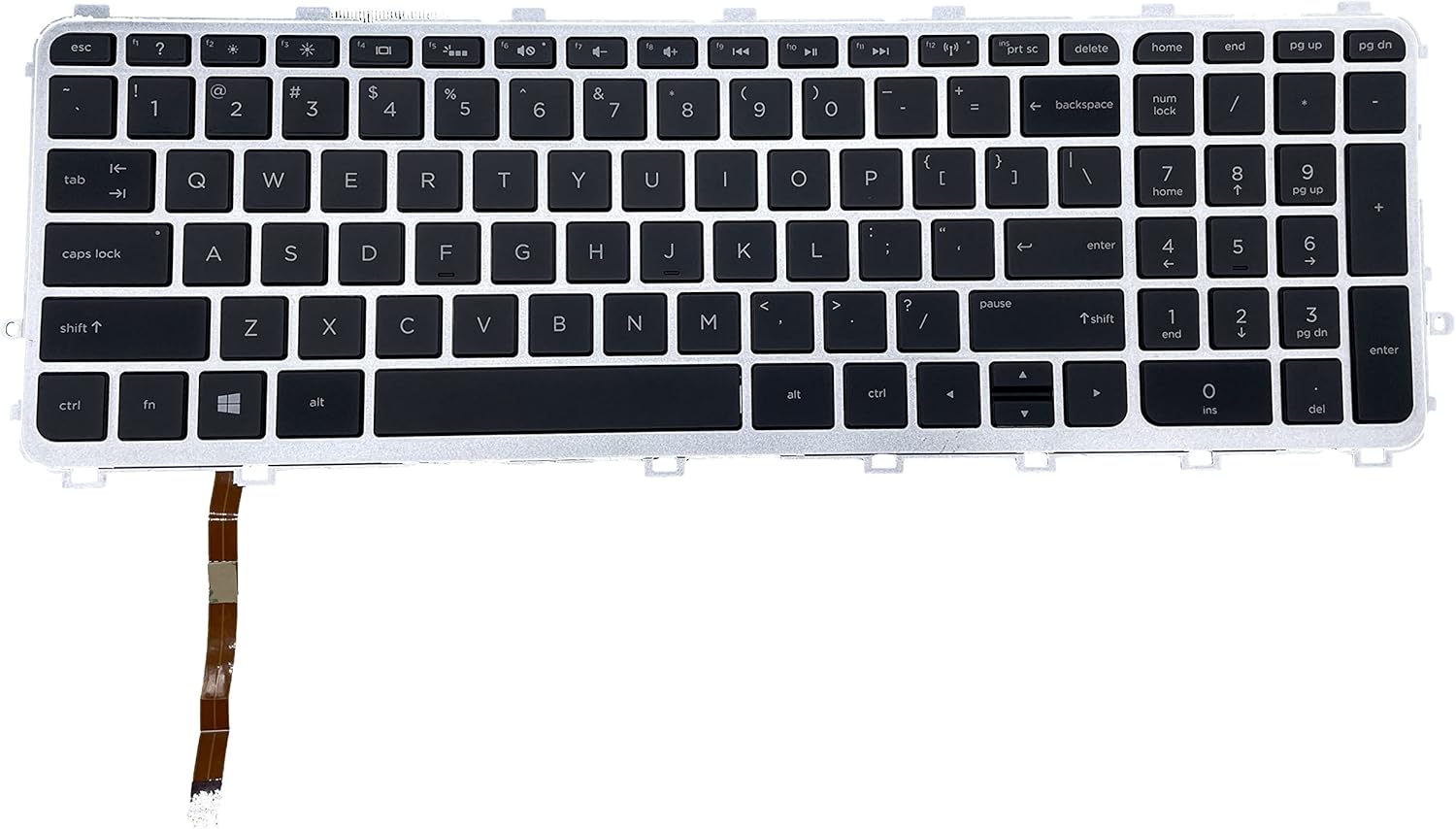 Replacement Keyboard Backlit for HP Envy: 15-J 17-J 15-j000 15-j100 15t-J000 15t-j100 15z-j000 15z-j100 17-j000 17t-j000, TouchSmart 15-J 15T-J 17-J 17T-J 15-J000 17-J000t, with Frame
