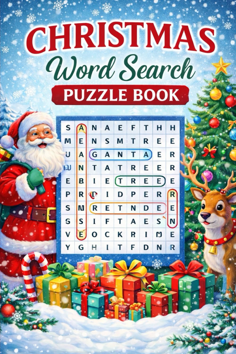 Christmas Word search puzzle book